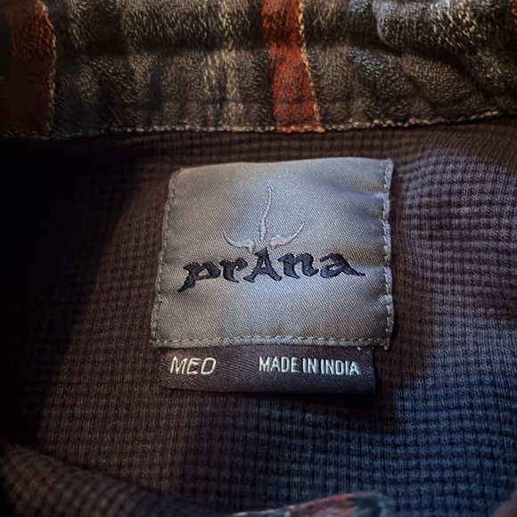 Prana - Lined Flannel Shirt size‎ M - Picture 4 of 8